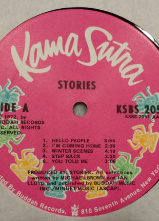 Stories : Stories (LP, Album, Son)