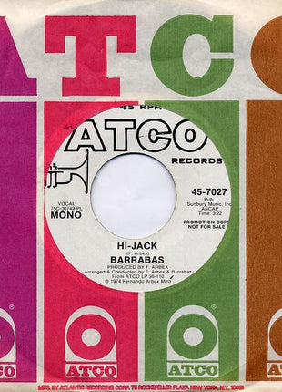 Barrabas : Hi-Jack (7", Promo)