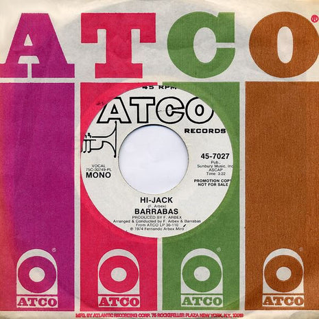 Barrabas : Hi-Jack (7", Promo)