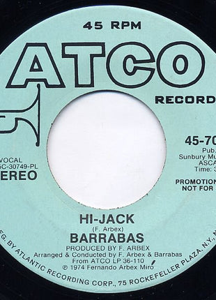 Barrabas : Hi-Jack (7", Promo)