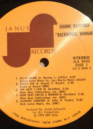 Dianne Davidson : Backwoods Woman (LP, Album)