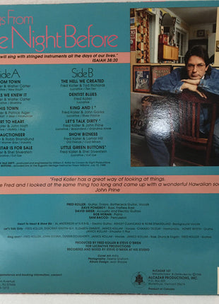 Fred Koller : Songs From The Night Before (LP, Album)