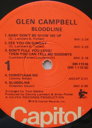 Glen Campbell : Bloodline (LP, Album, Win)