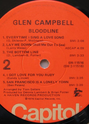 Glen Campbell : Bloodline (LP, Album, Win)