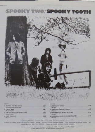 Spooky Tooth : Spooky Two (LP, Album, RE, Ter)