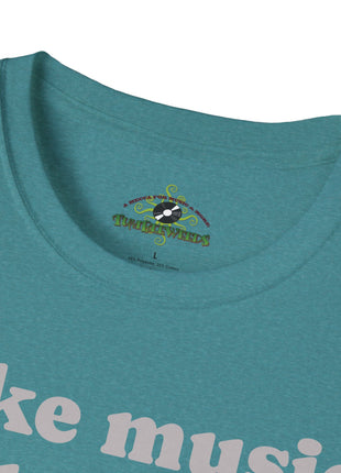 I like music and maybe 3 people T-Shirt | Funny Introvert Tee, Music Lover Shirt