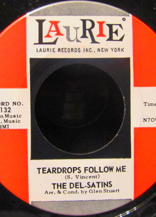 The Del-Satins : Teardrops Follow Me (7")