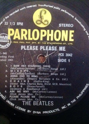The Beatles : Please Please Me (LP, Album, RE)