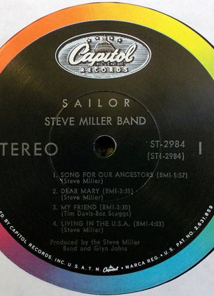 Steve Miller Band : Sailor (LP, Album, Scr)