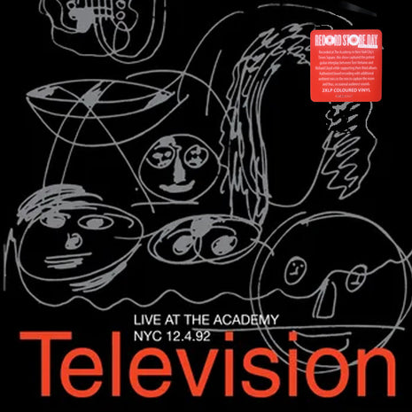 Television : Live At The Academy NYC 12.4.92 (LP, Red + LP, Whi + RSD, Ltd, RE)