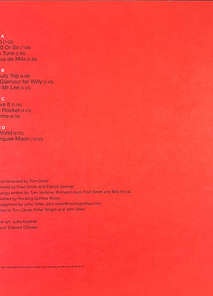 Television : Live At The Academy NYC 12.4.92 (LP, Red + LP, Whi + RSD, Ltd, RE)