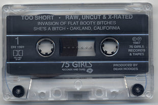 Too Short : Raw, Uncut And X-Rated (Cass, Album, RP, Cle)