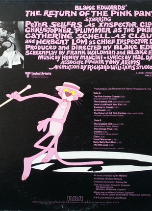 Henry Mancini : Blake Edwards' The Return Of The Pink Panther (LP, Album, Hol)