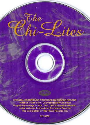 The Chi-Lites : Greatest Hits (CD, Comp, RE, RM, Spe)