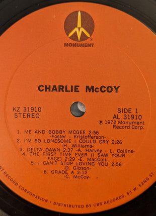 Charlie McCoy : Charlie McCoy (LP, Album)