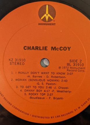 Charlie McCoy : Charlie McCoy (LP, Album)