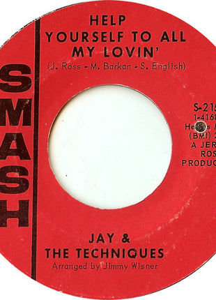 Jay & The Techniques : Baby Make Your Own Sweet Music / Help Yourself To All My Lovin' (7", Styrene, Mer)