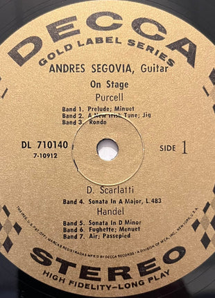 Segovia* : On Stage (LP)