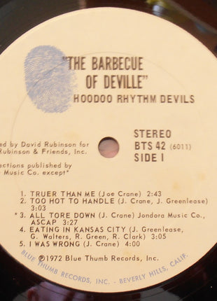 Hoodoo Rhythm Devils : The Barbecue Of Deville (LP, Album)
