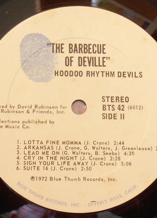 Hoodoo Rhythm Devils : The Barbecue Of Deville (LP, Album)