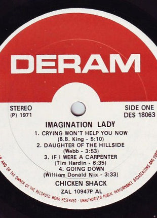Chicken Shack : Imagination Lady (LP, Album, Gat)