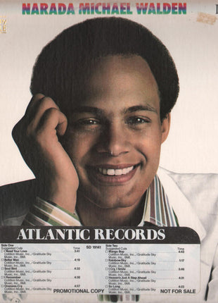 Narada Michael Walden : I Cry, I Smile (LP, Album, PR)