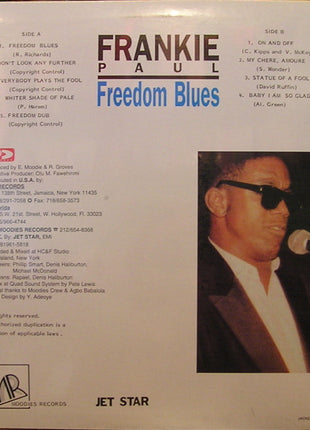 Frankie Paul : Freedom Blues (LP, Album)