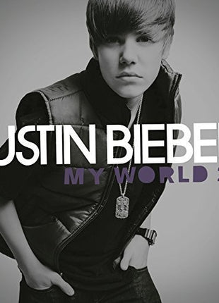 the album cover for Justin Bieber - My World 2.0 [Vinyl]
