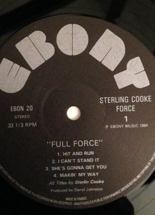 The Sterling Cooke Force : Full Force (LP, Album)