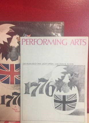 William Daniels, Paul Hecht, Clifford David, Roy Poole : 1776 (A New Musical) (LP, Album, Ter)