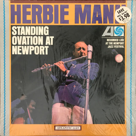 Herbie Mann : Standing Ovation At Newport (LP, Album, Mono)