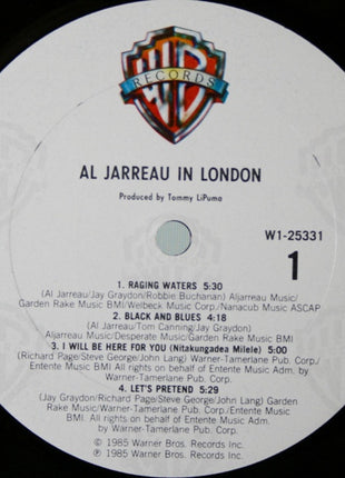 Al Jarreau : In London (LP, Album, Club, Car)