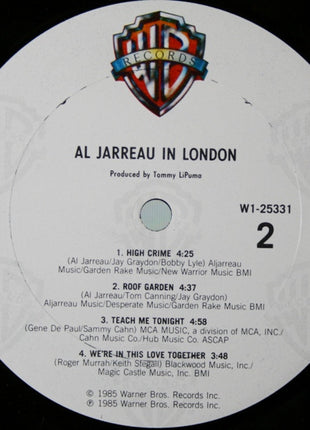 Al Jarreau : In London (LP, Album, Club, Car)