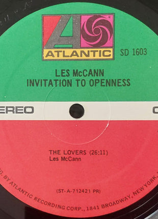 Les McCann : Invitation To Openness (LP, Album, PR )