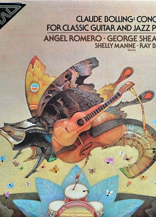 Claude Bolling, Angel Romero (2) & George Shearing : Claude Bolling: Concerto For Classic Guitar And Jazz Piano (LP, Album, Dig)