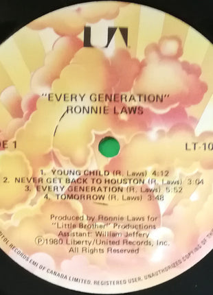 Ronnie Laws : Every Generation (LP, Album)