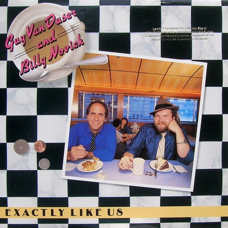 Guy Van Duser And Billy Novick : Exactly Like Us (LP, Album)