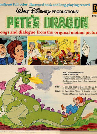 Walt Disney Productions : Pete's Dragon (LP, Gat)
