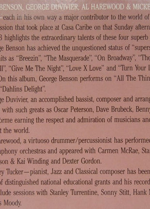 George Benson, George Duvivier, Al Harewood, Mickey Tucker : Jazz On A Sunday Afternoon Vol. III (LP, Album)