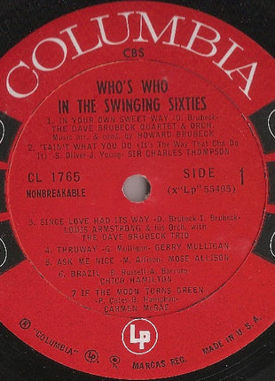 Various : Who's Who In The Swinging Sixties (LP, Comp, Mono)