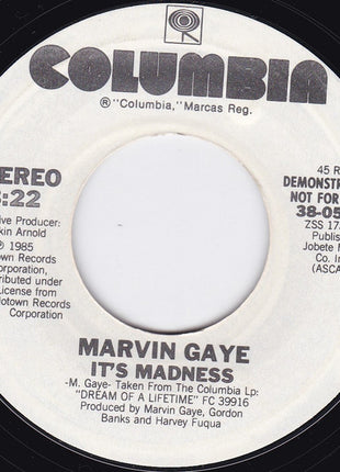 Marvin Gaye : It's Madness (7", Single, Promo)