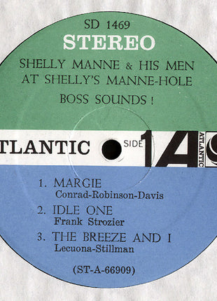 Shelly Manne & His Men : Boss Sounds! Shelly Manne & His Men At Shelly Manne-Hole (LP, Album, Gat)