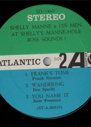 Shelly Manne & His Men : Boss Sounds! Shelly Manne & His Men At Shelly Manne-Hole (LP, Album, Gat)