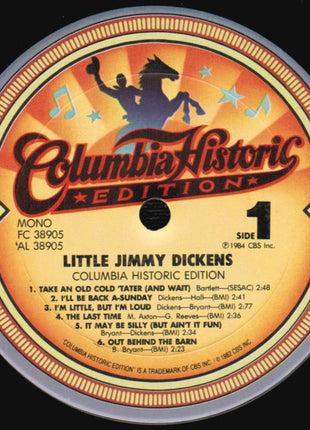 Little Jimmy Dickens : 'Little' Jimmy Dickens (LP, Album, Comp, Mono, Car)