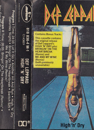 Def Leppard : High 'N' Dry (Cass, Album, Club, RE, 72,)