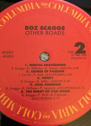 Boz Scaggs : Other Roads (LP, Album, Car)