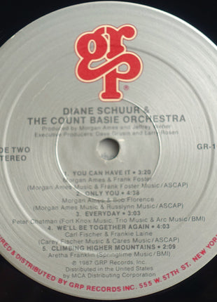 Diane Schuur & Count Basie Orchestra : Diane Schuur And The Count Basie Orchestra (LP, Album)