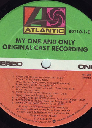Twiggy (2) And Tommy Tune (2) : My One And Only (Original Cast Recording) (LP, Album, SP )