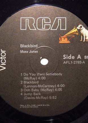 Mose Jones : Blackbird (LP, Album)