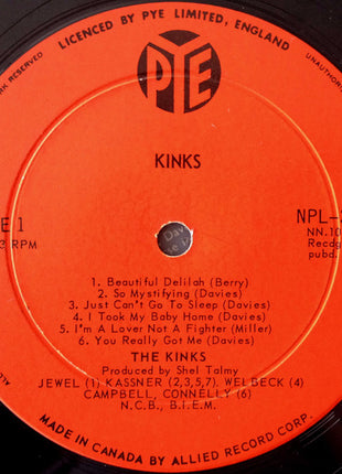 Kinks* : Kinks (LP, Album, Mono)